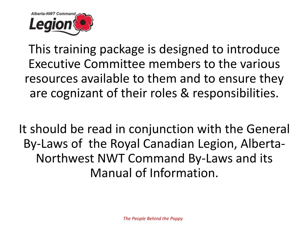 this training package is designed to introduce