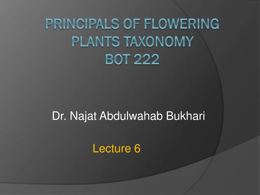 principals of flowering principals of flowering