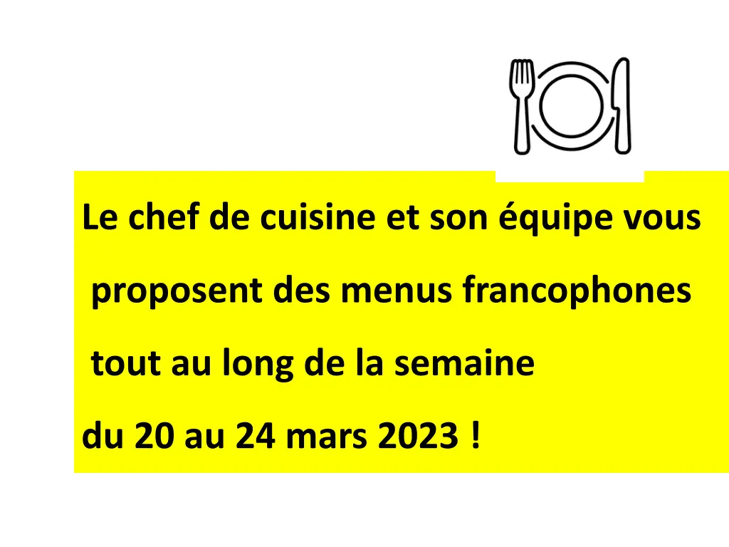 le chef de cuisine et son quipe vous