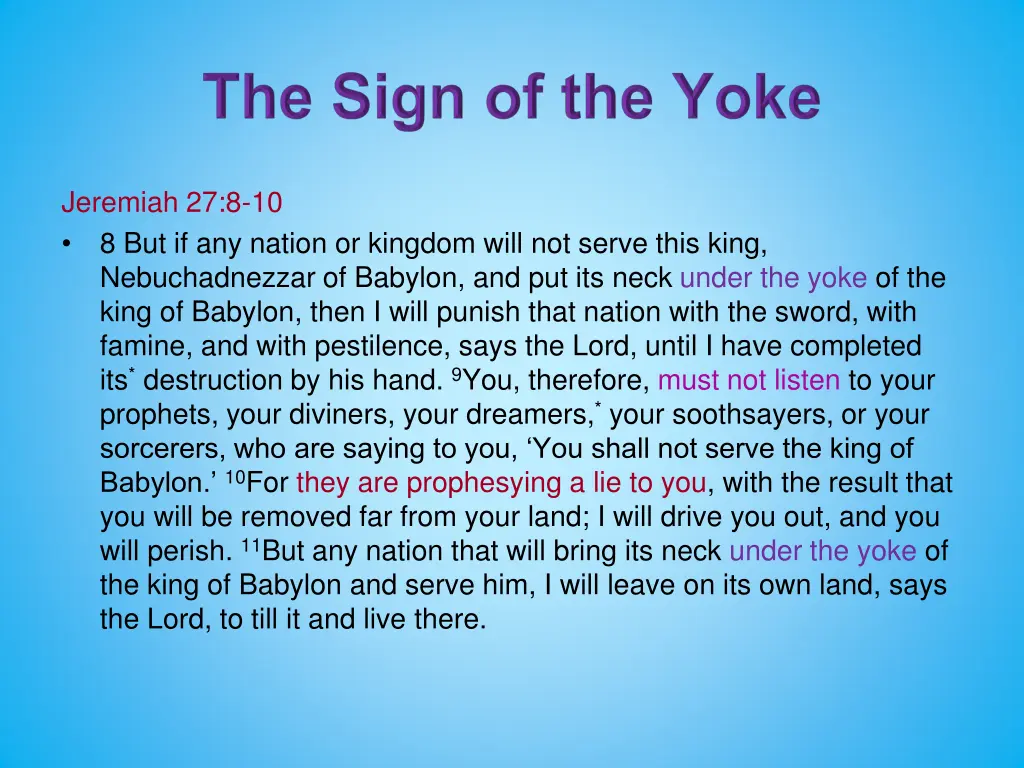 jeremiah 27 8 10 8 but if any nation or kingdom