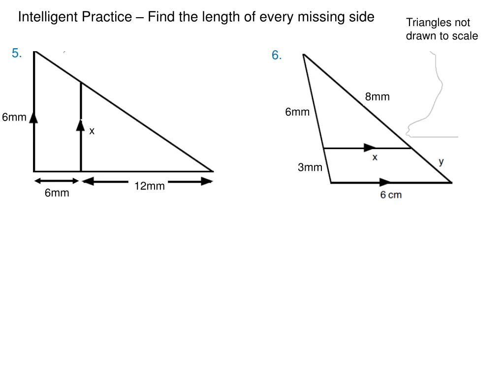 intelligent practice find the length of every 1