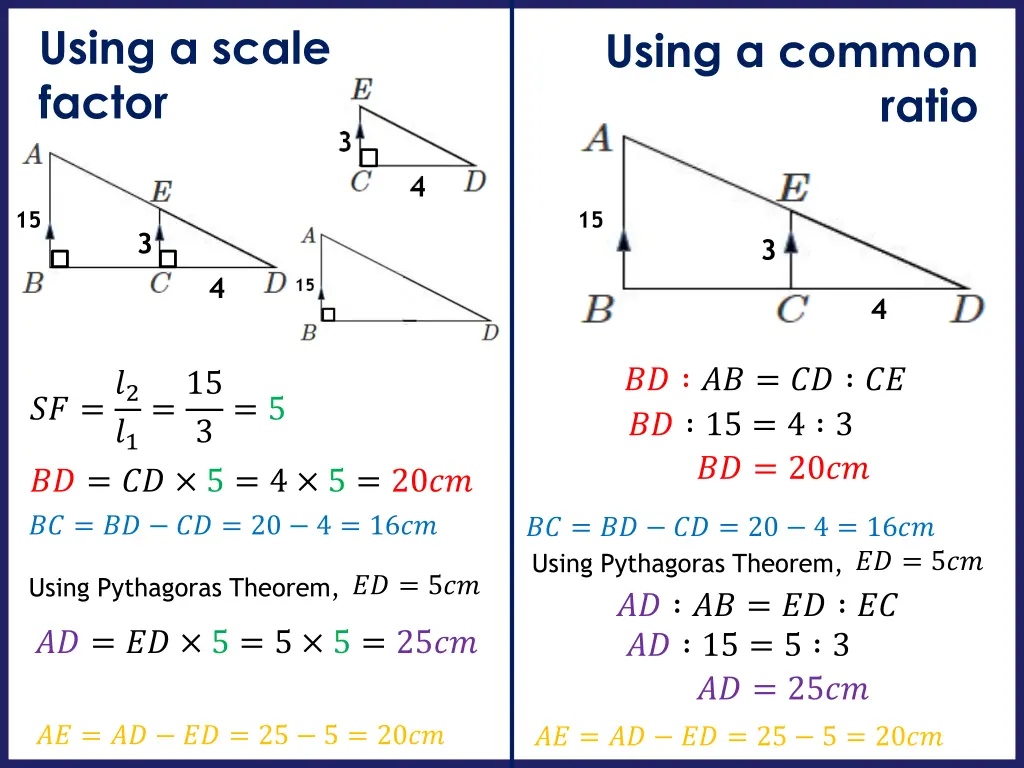 using a scale factor 1