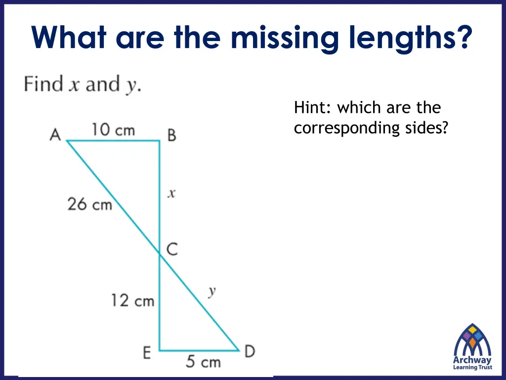what are the missing lengths