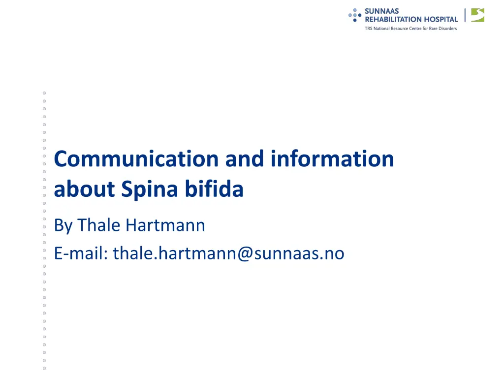 communication and information about spina bifida