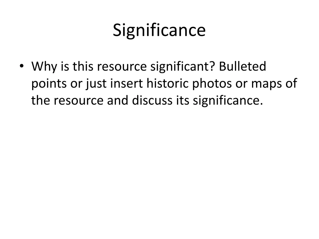 significance