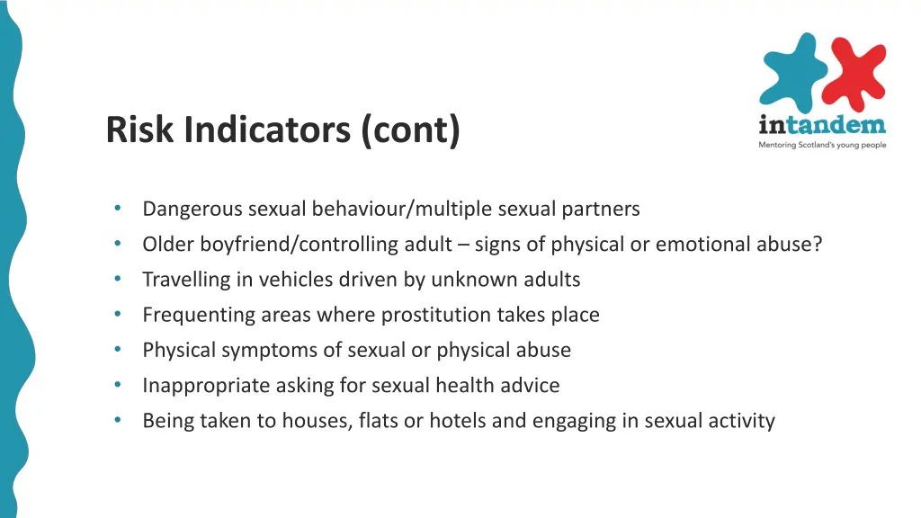 risk indicators cont 1
