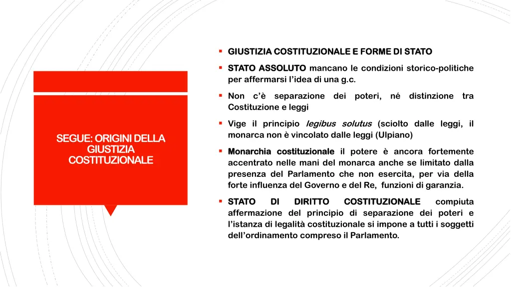giustizia giustizia costituzionale costituzionale