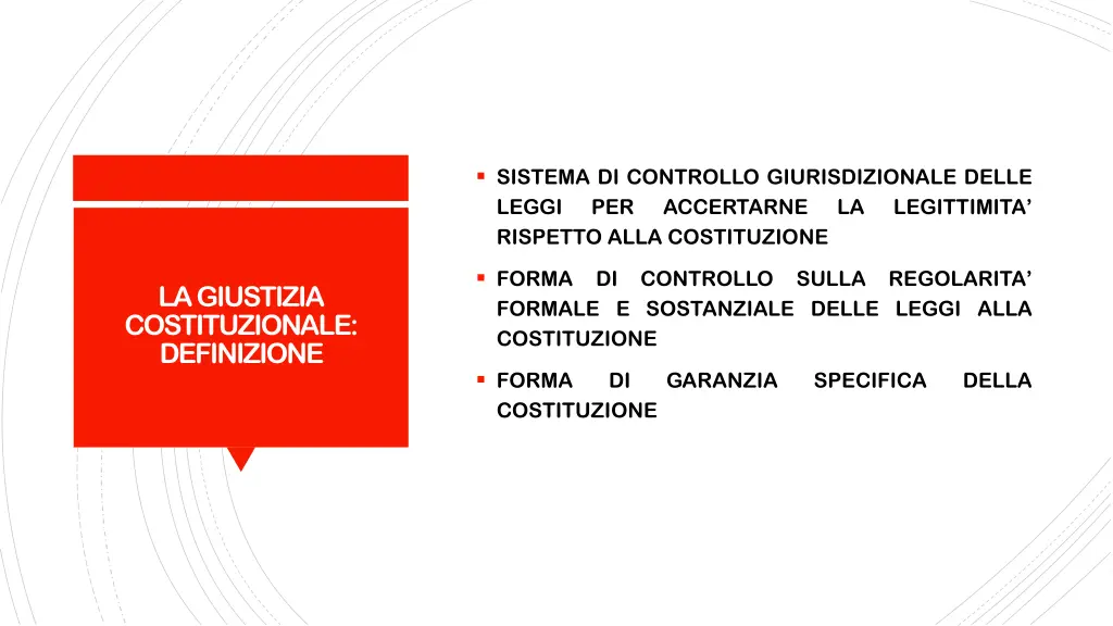 sistema di controllo giurisdizionale delle leggi