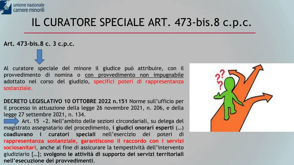 il curatore speciale art 473 bis 8 c p c 1