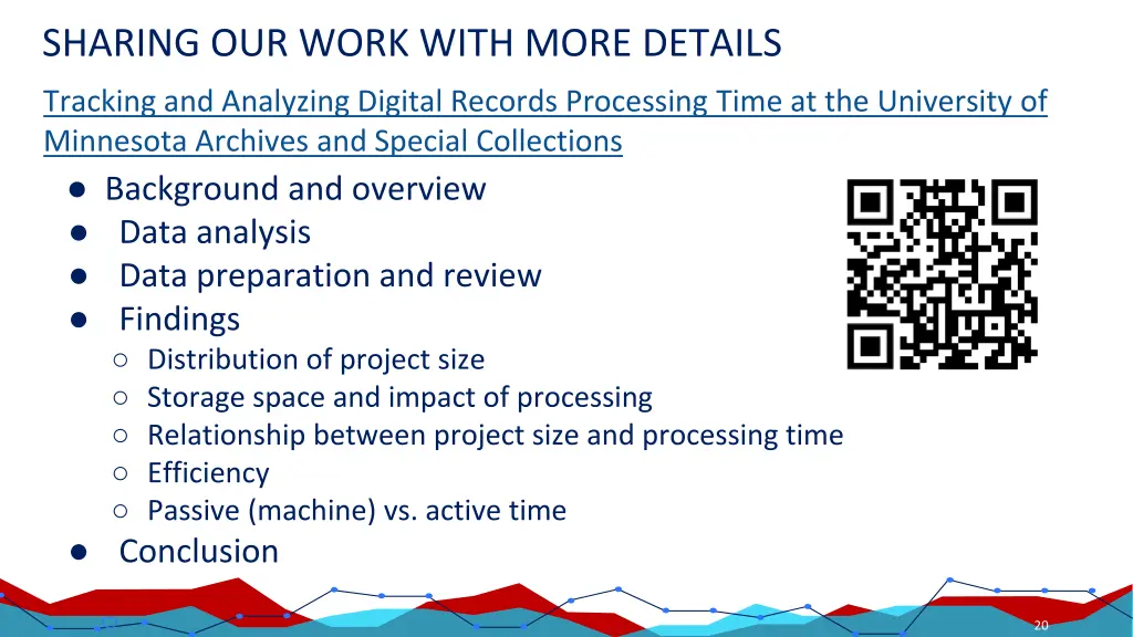 sharing our work with more details