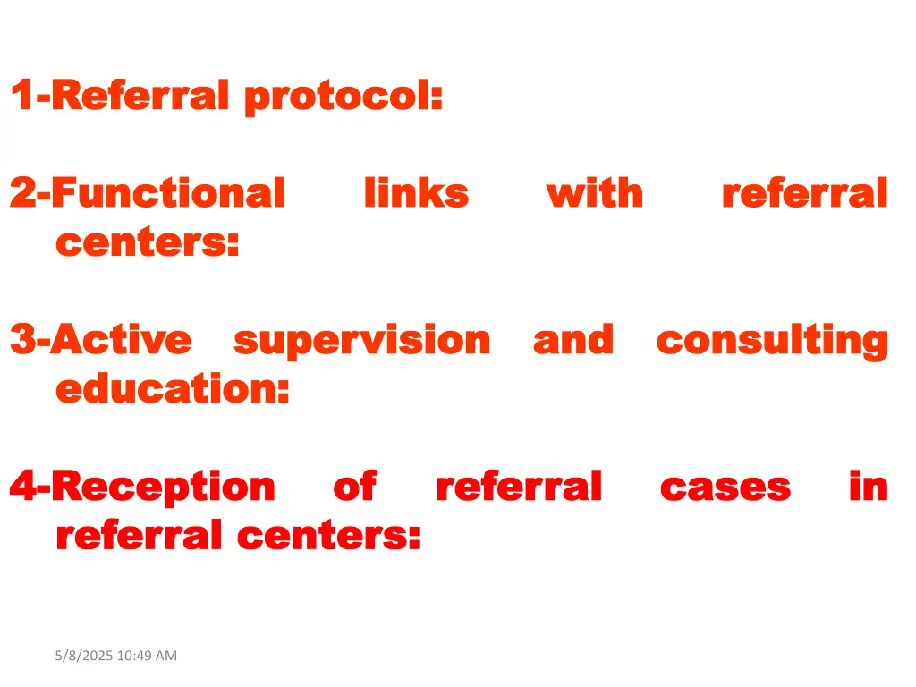 1 1 referral referral protocol