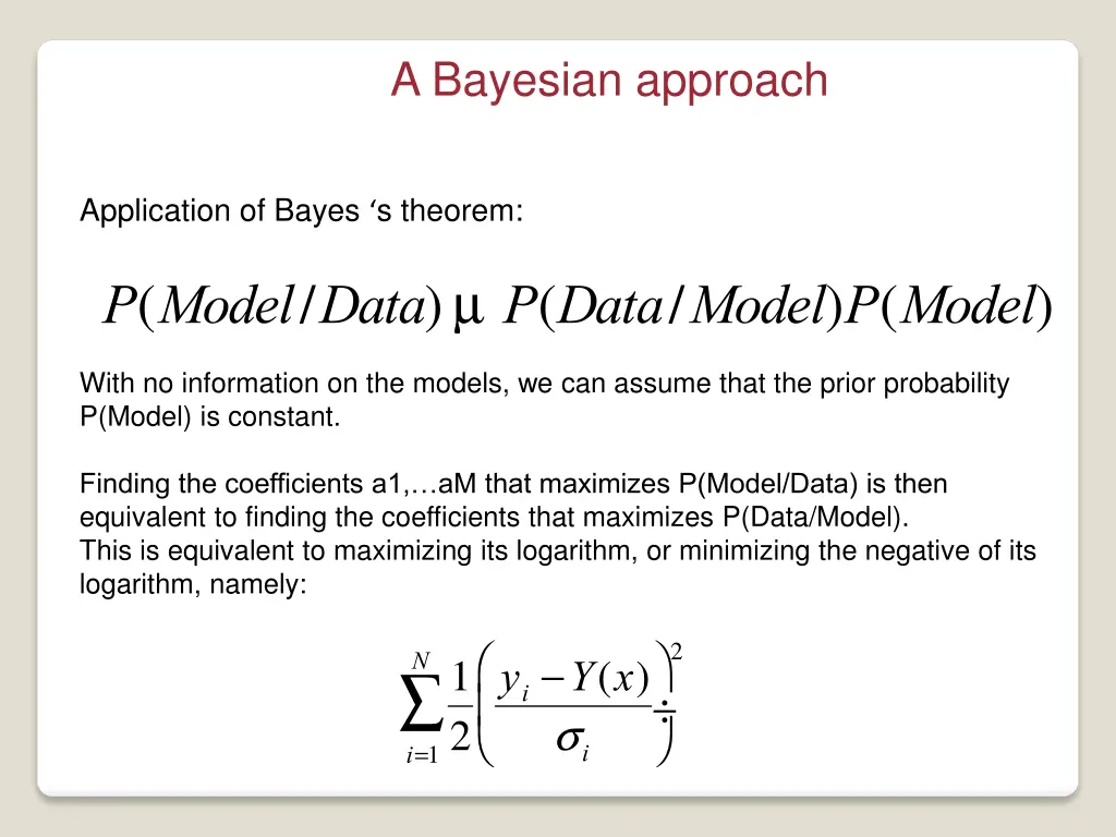 a bayesian approach 1