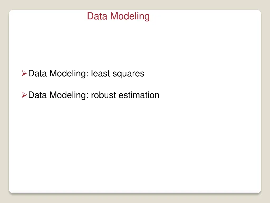 data modeling 1