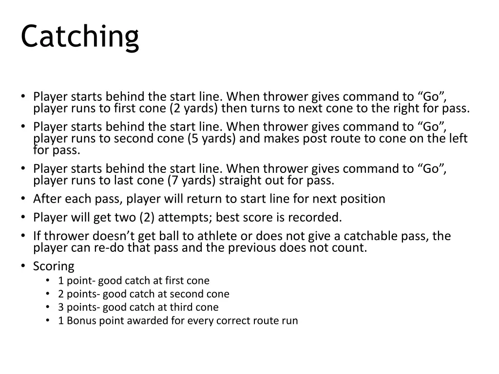 catching