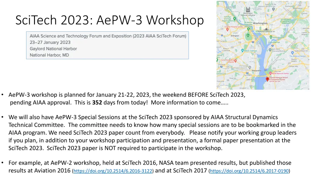 scitech 2023 aepw 3 workshop