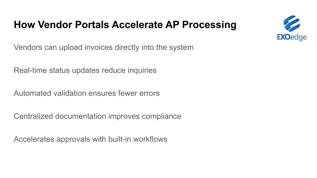 how vendor portals accelerate ap processing
