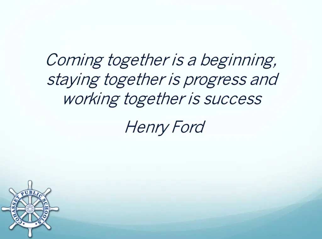 coming together is a beginning staying together