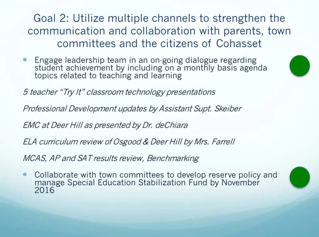 goal 2 utilize multiple channels to strengthen