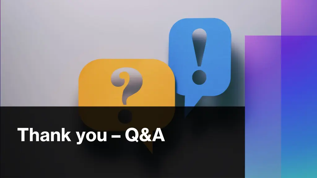 thank you q a