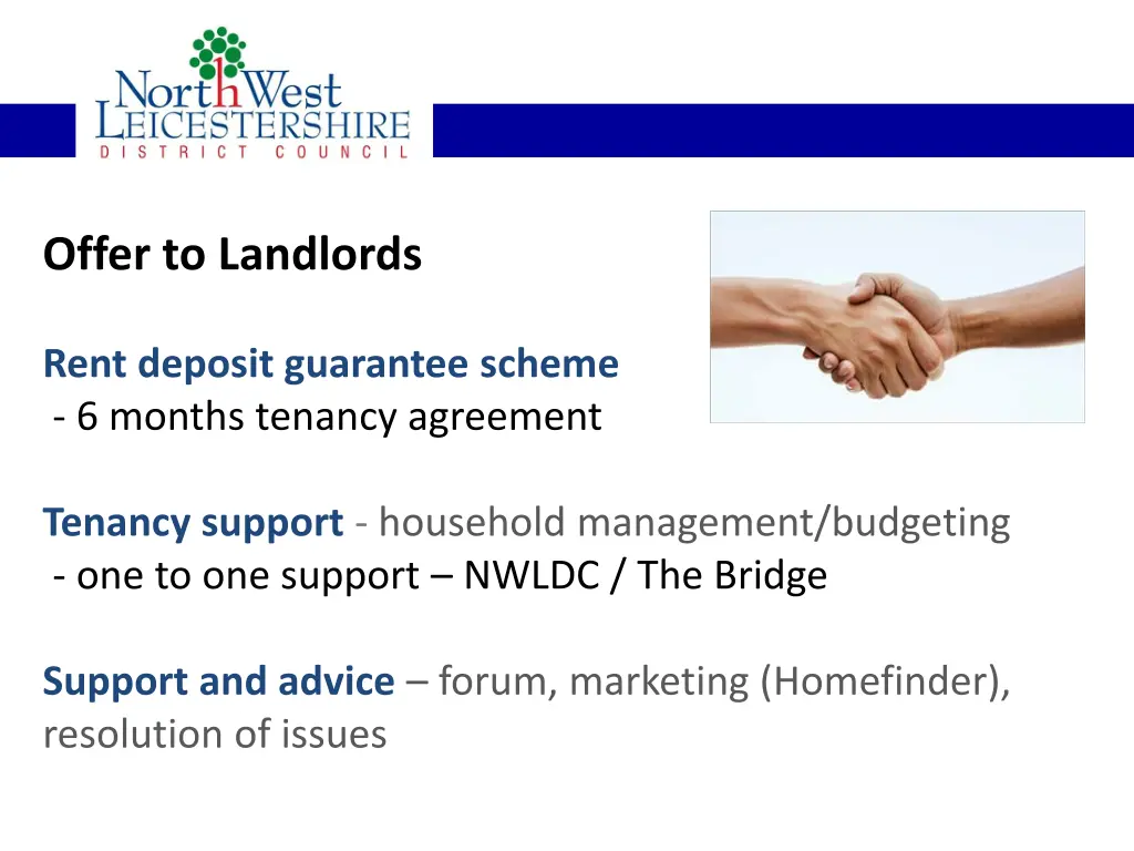offer to landlords