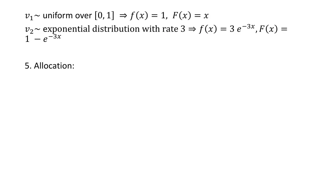 1 uniform over 0 1 1 2 e xponential distribution