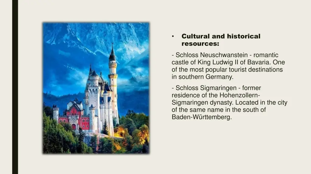 cultural and historical resources schloss