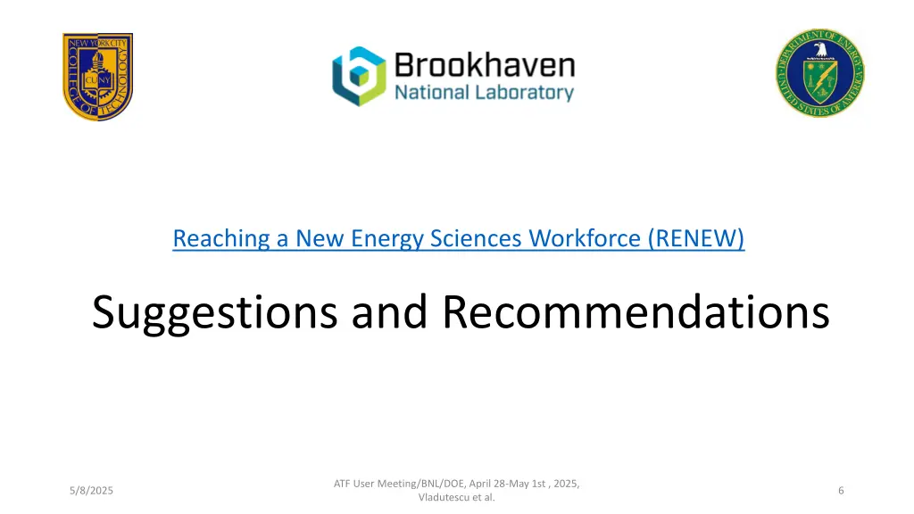reaching a new energy sciences workforce renew 1