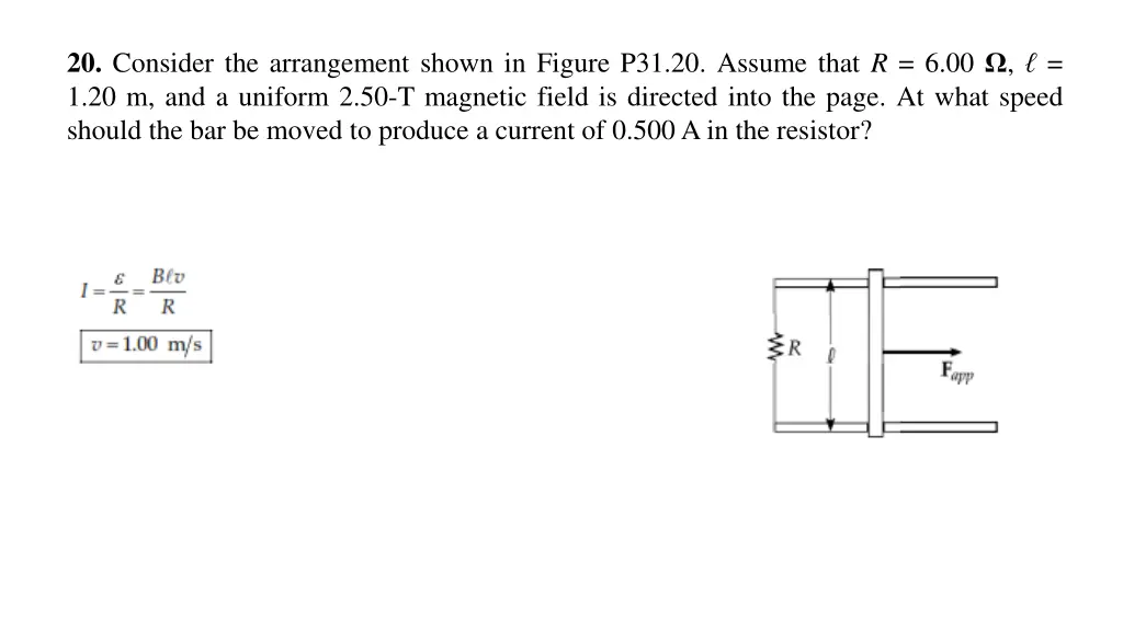 20 consider the arrangement shown in figure