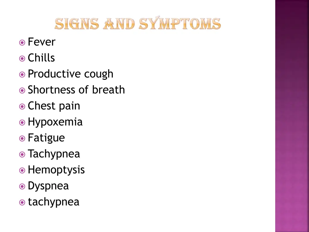 signs and symptoms signs and symptoms fever