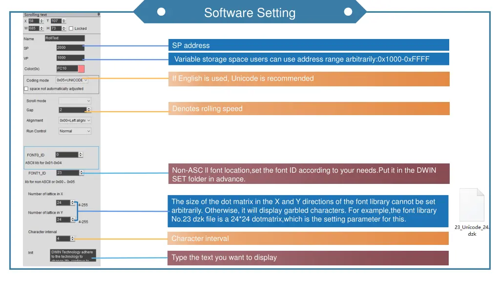 software setting 1