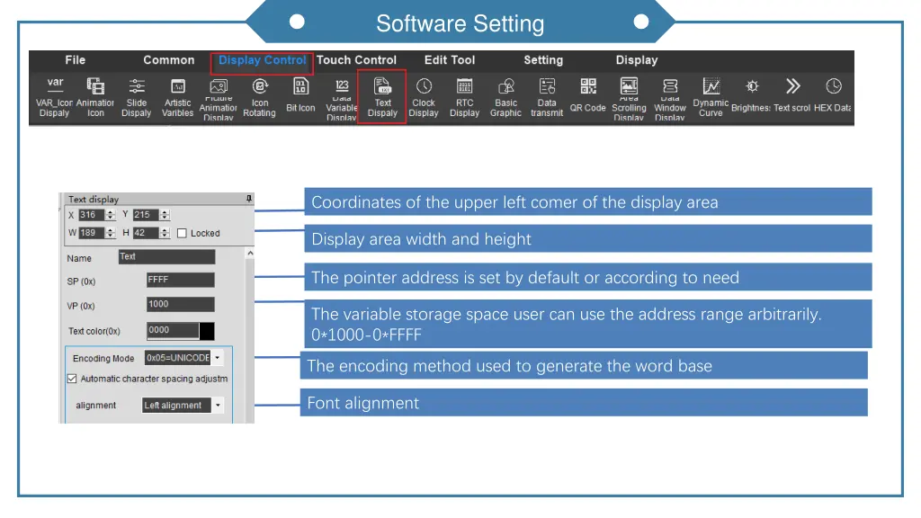 software setting