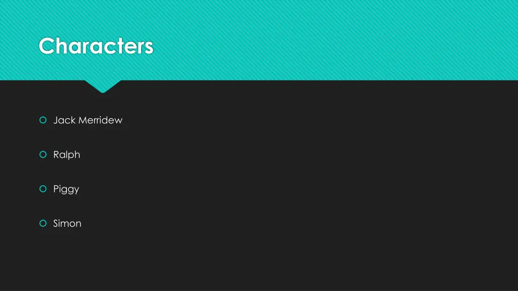 characters