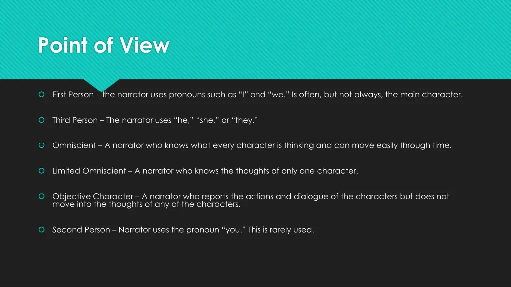 point of view