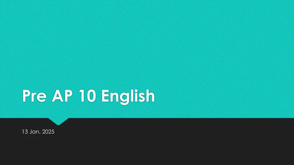pre ap 10 english