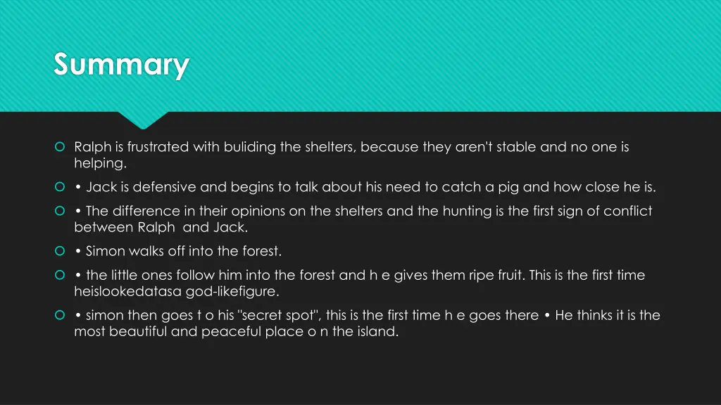 summary 1