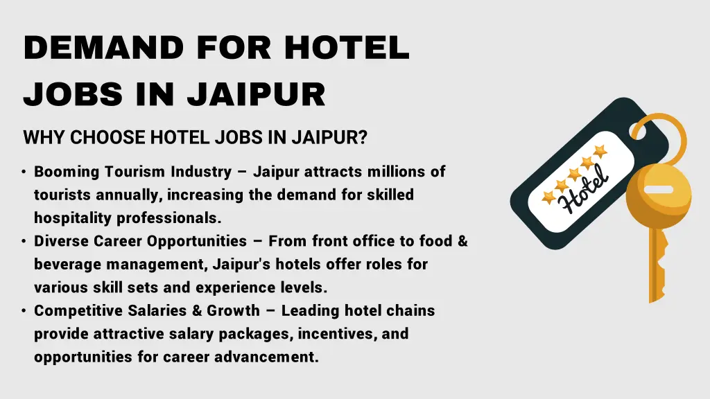 demand for hotel jobs in jaipur