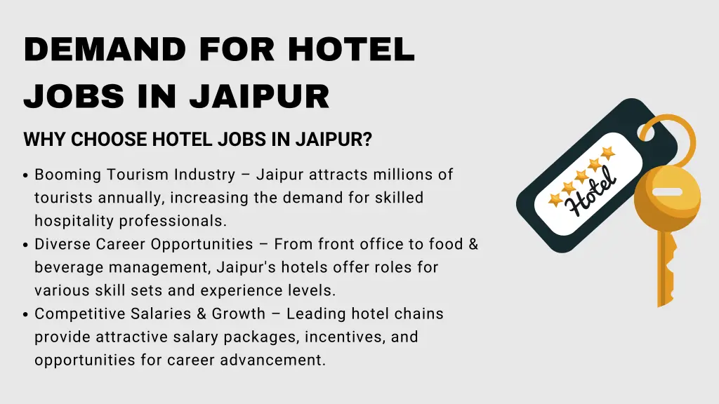 demand for hotel jobs in jaipur