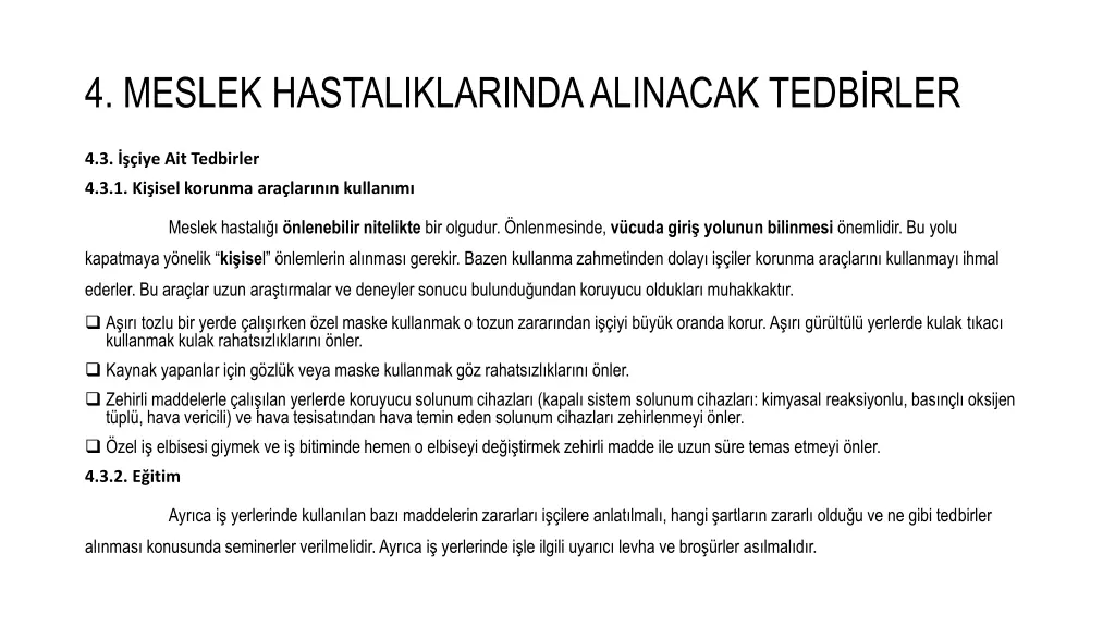 4 meslek hastaliklarinda alinacak tedb rler 4