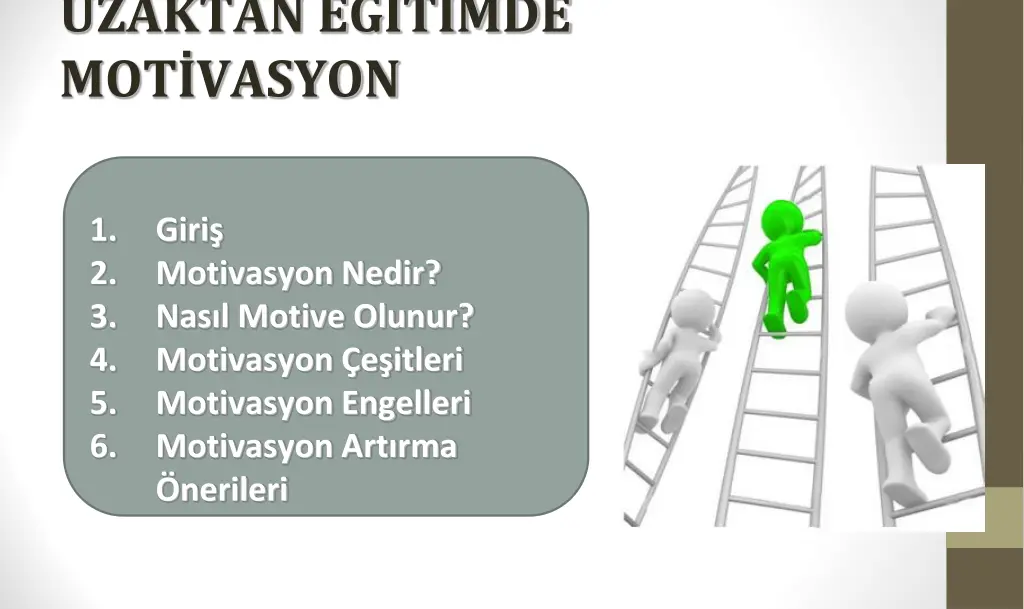 uzaktan e t mde mot vasyon