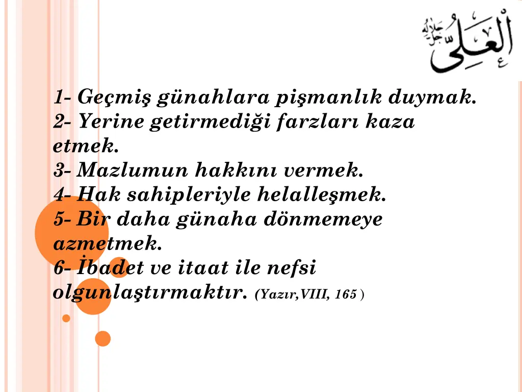 1 ge mi g nahlara pi manl k duymak 2 yerine
