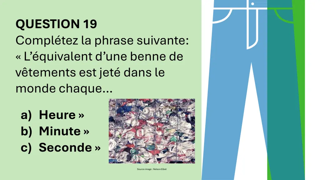question 19 compl tez la phrase suivante