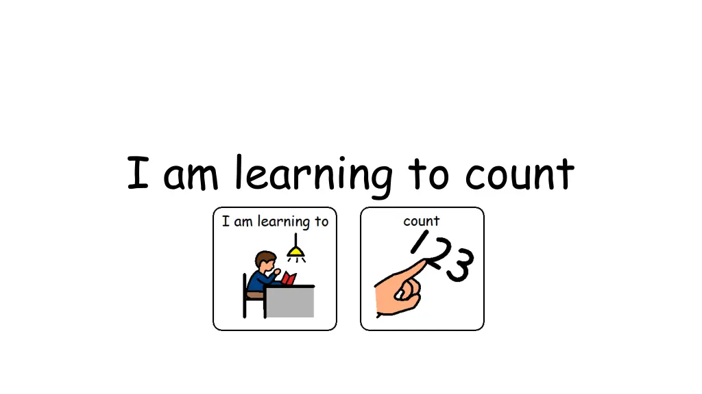 i am learning to count