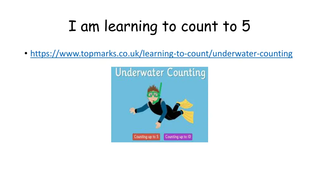 i am learning to count to 5