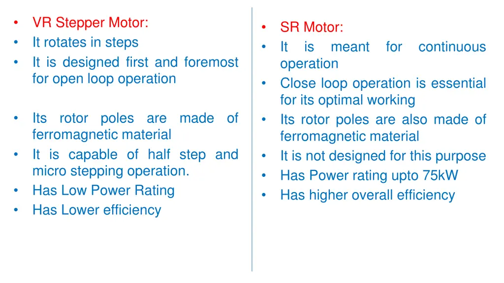 vr stepper motor it rotates in steps
