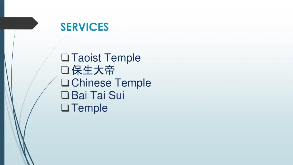 services