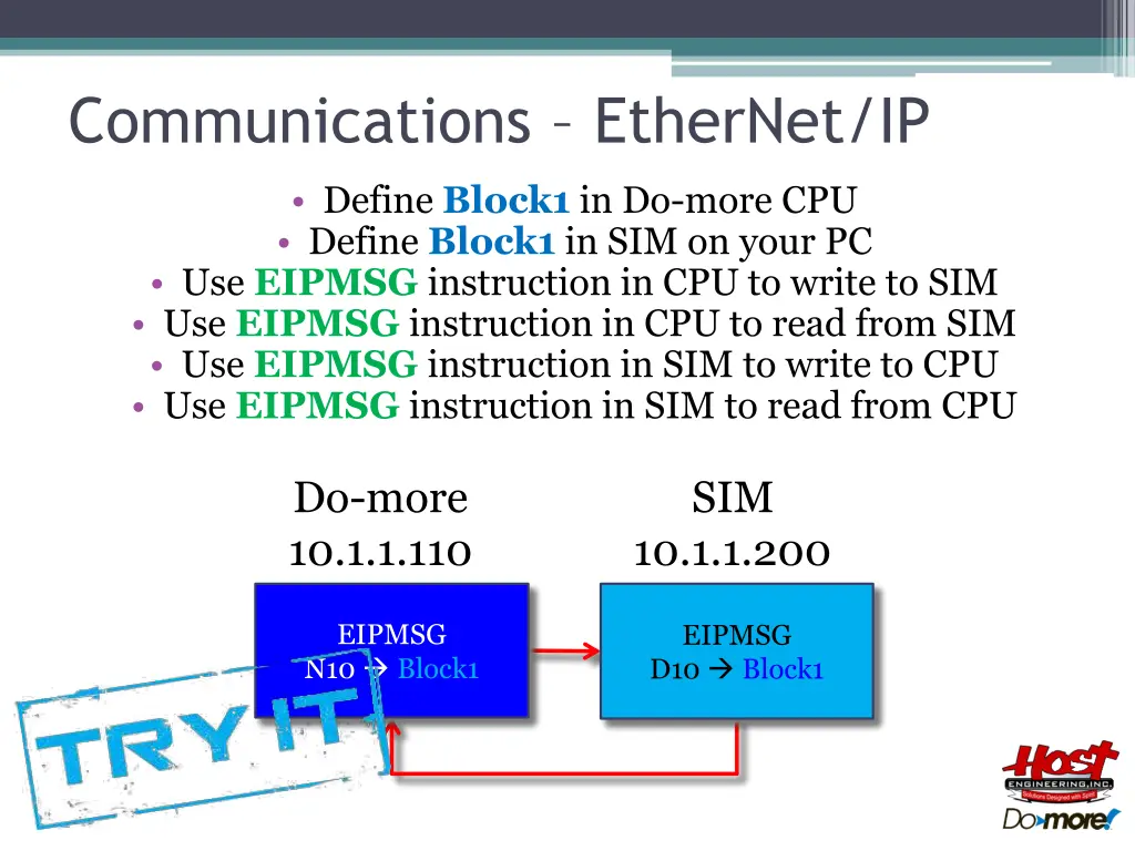 communications ethernet ip 5