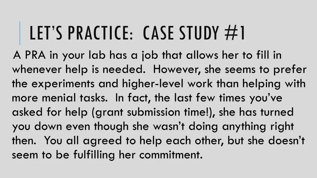 let s practice case study 1 a pra in your
