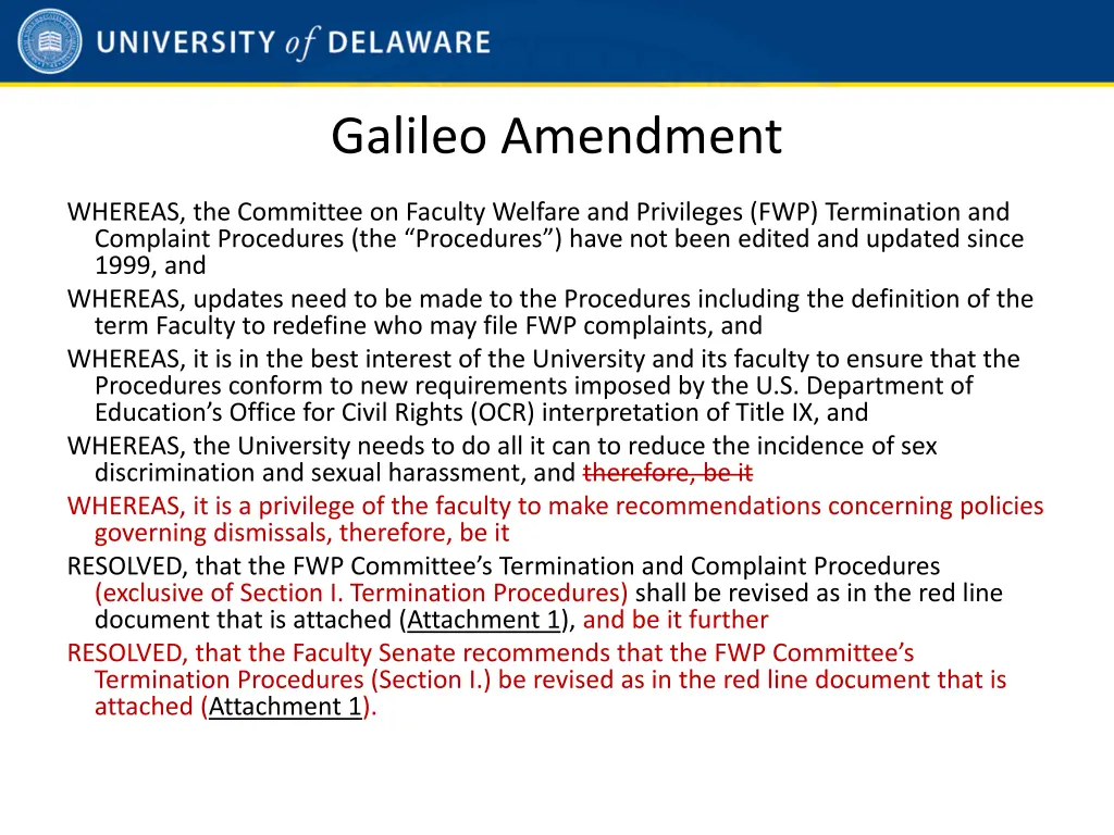 galileo amendment