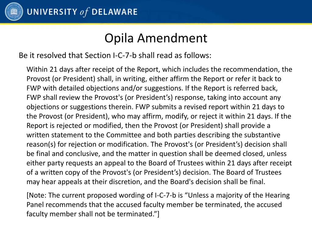opila amendment 1