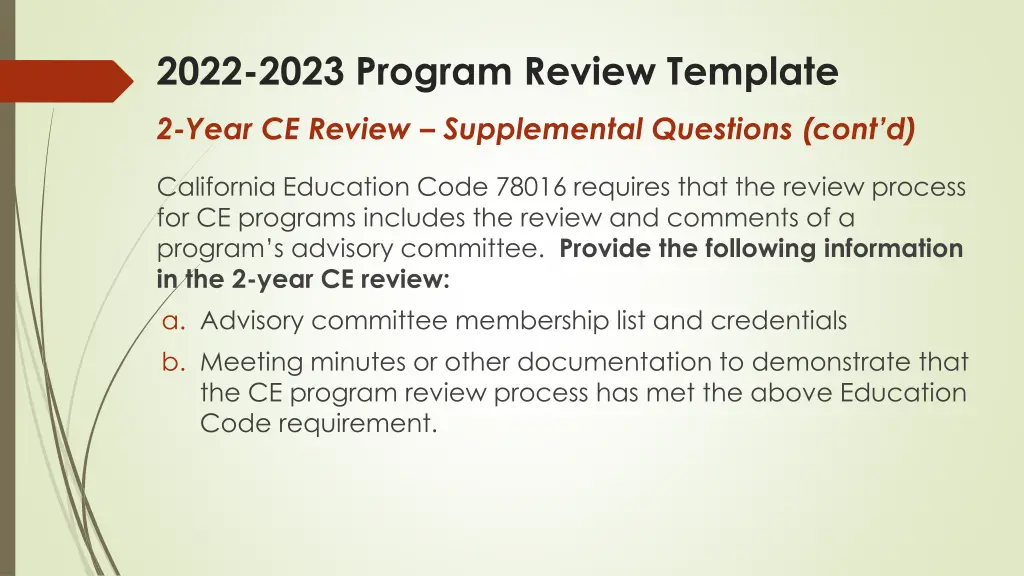 2022 2023 program review template 11